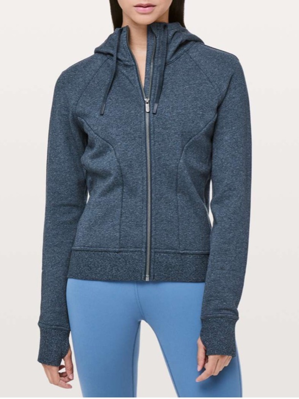 Lululemon Huddle & Hustle Hoodie
Heathered Speckled Jet Blue Sz 6